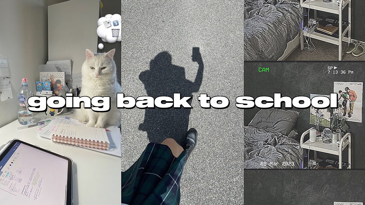 s4 vlog🏫 going back to school; lots of studying, snippets of my life