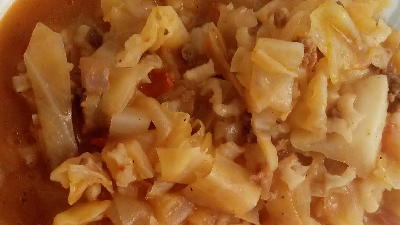 Cabbage with tomato and meat soup(kapuska) #146 شوربه تركيه بطعم محشى الكرنب