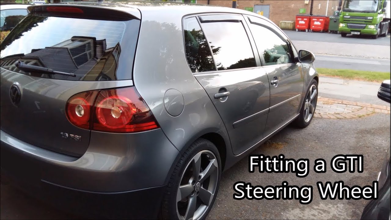 How to Replace Mk5 VW Steering Wheel to GTI/R32/GLI