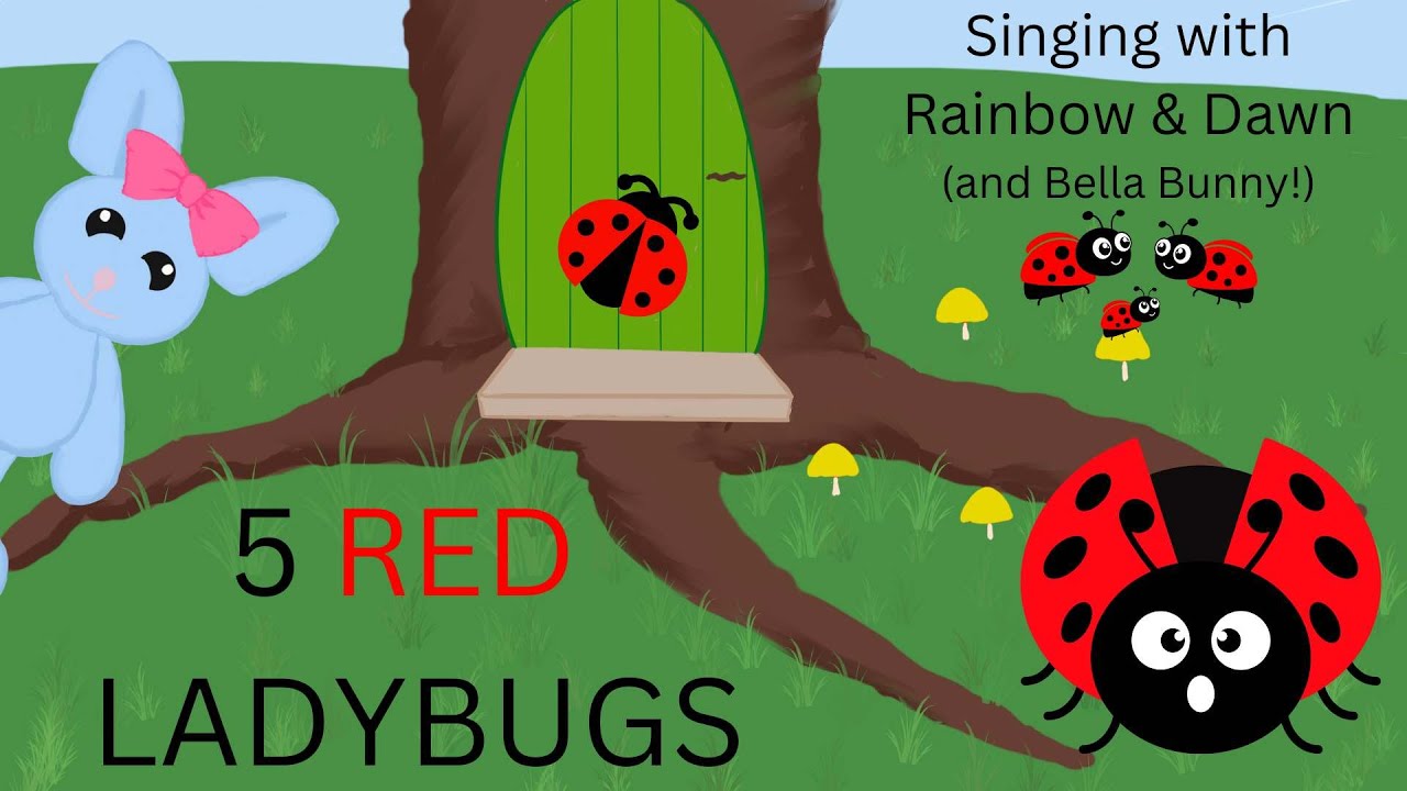 5 Little Ladybugs | Nursery Rhymes and Kids Songs | Ladybug Song