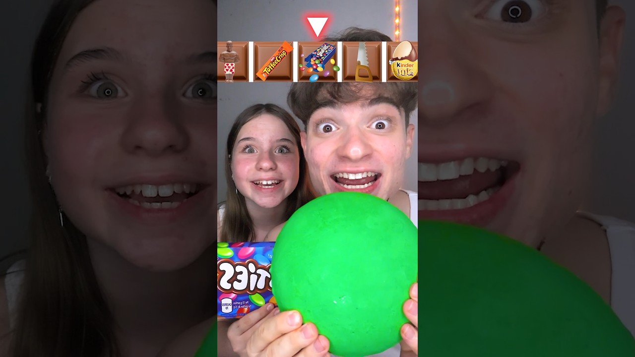 Giant Chocolates Wheel ASMR With My Sister! 🍫🤤