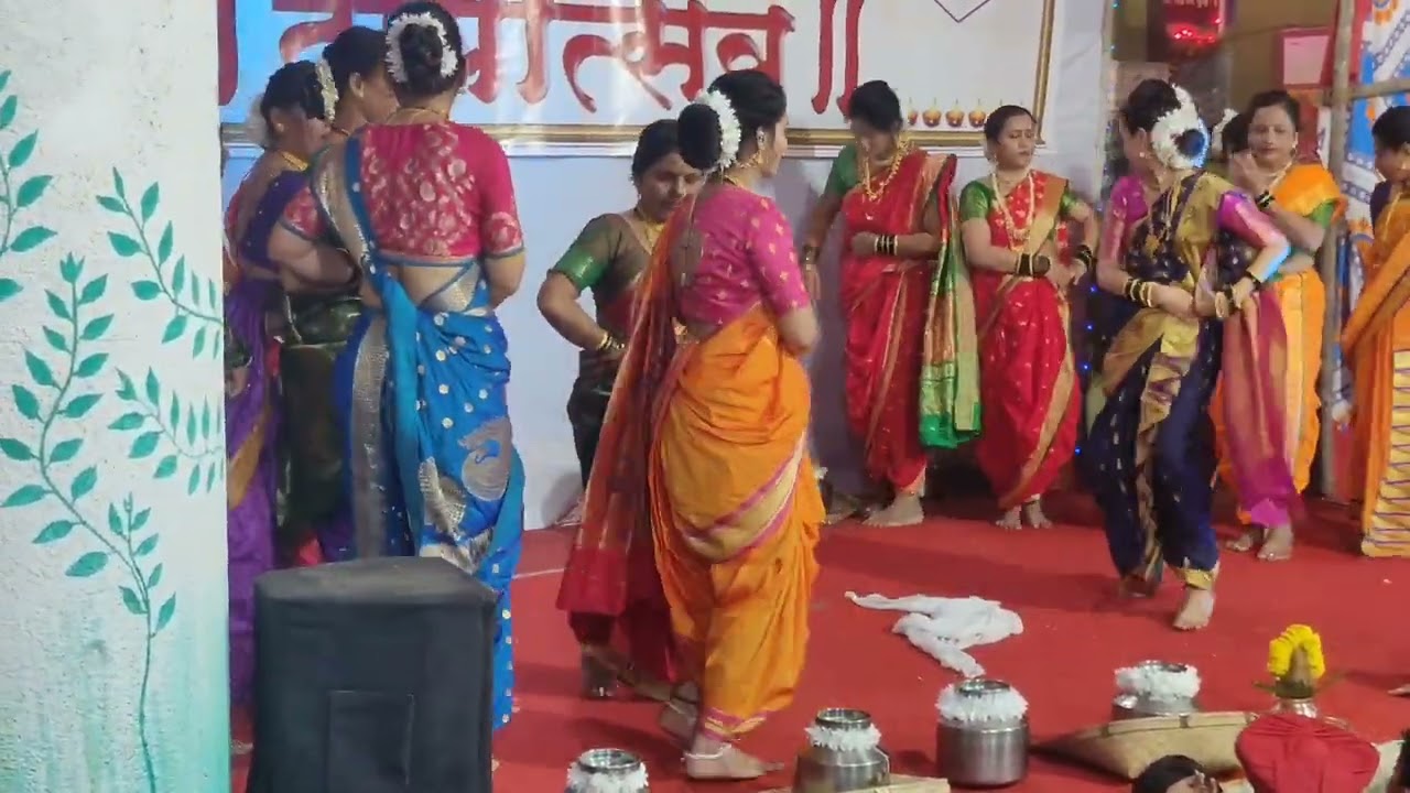 #manglagaur#मंगळागौर#society deepoutsav dance performance