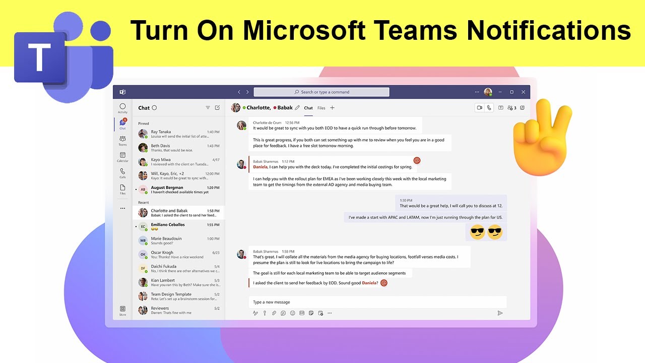How to Turn On Microsoft Teams Notifications?