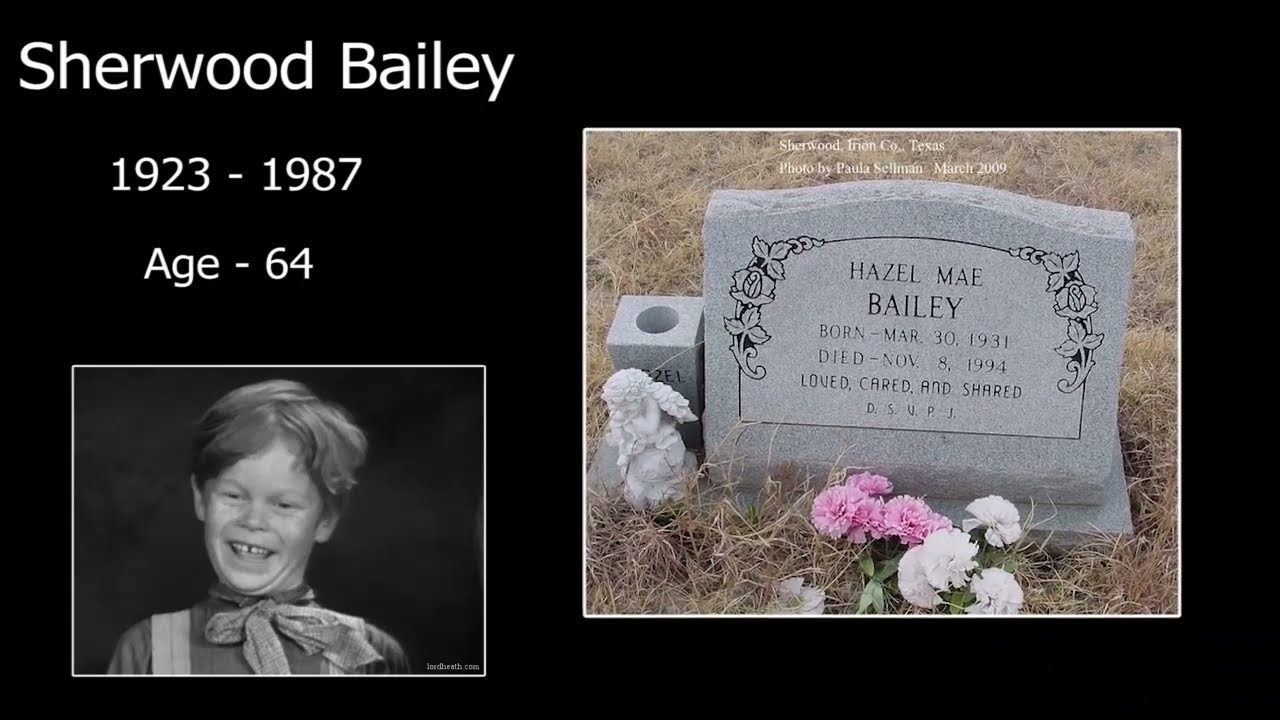 😢   The Little Rascals Actors Graveyards || Where Are They Buried ?