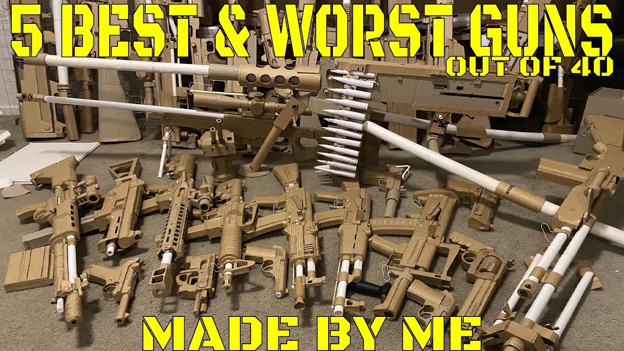 5 Best AND Worst Cardboard Toys That I Ever Made