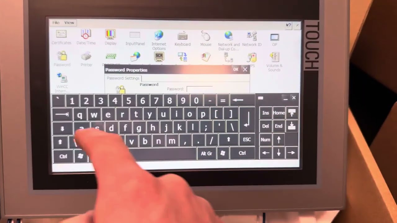 How to disable secure mode on a Siemens Comfort Panel HMI TP700 / TP900 / TP1200 / TP1500 / TP1900