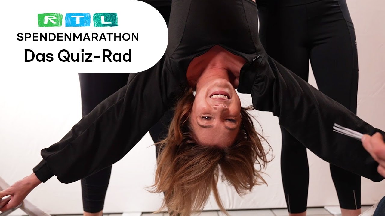 Wie viel weiß Iris Mareike Steen? Das RTL Spendenmarathon Quiz-Rad
