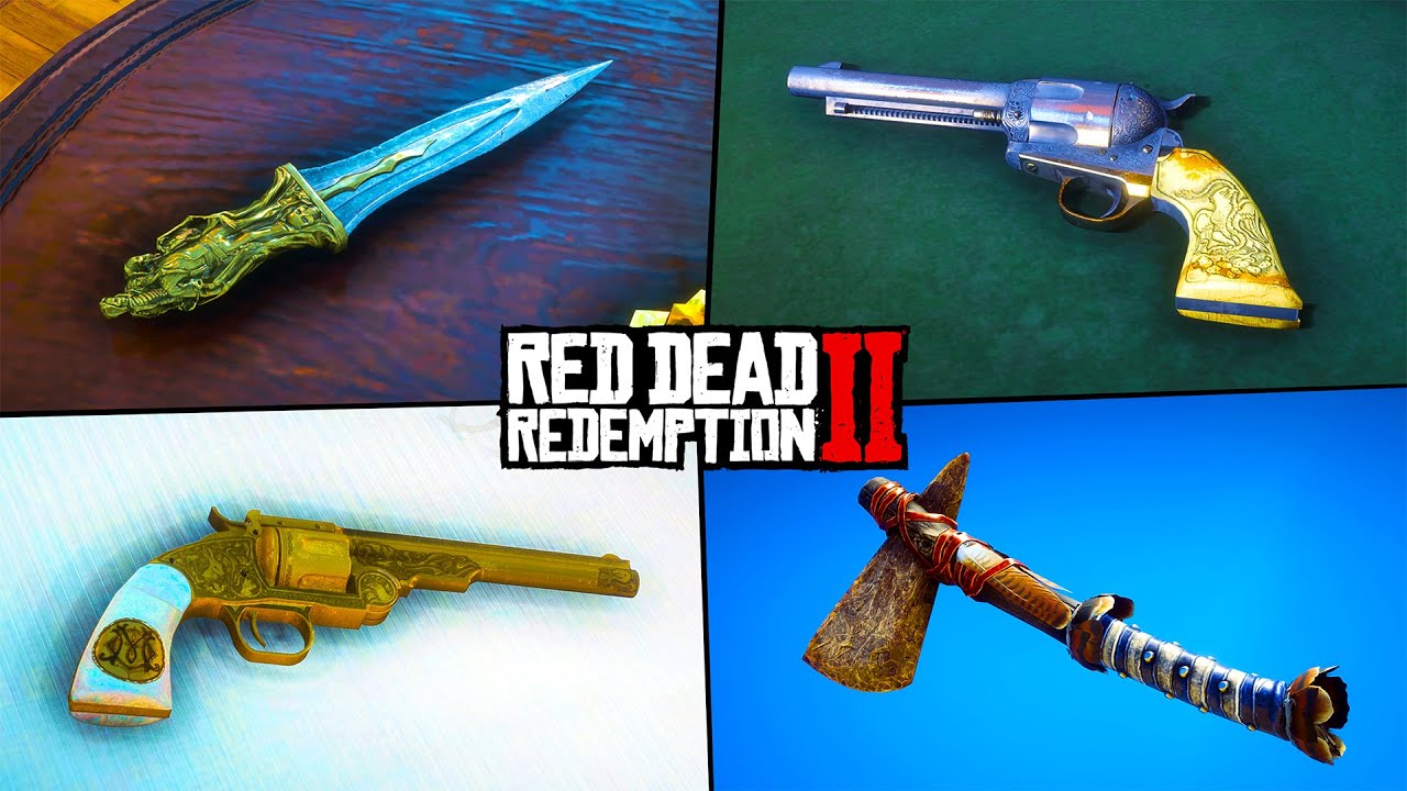10 СКРЫТЫХ мест расположения оружия в RDR 2