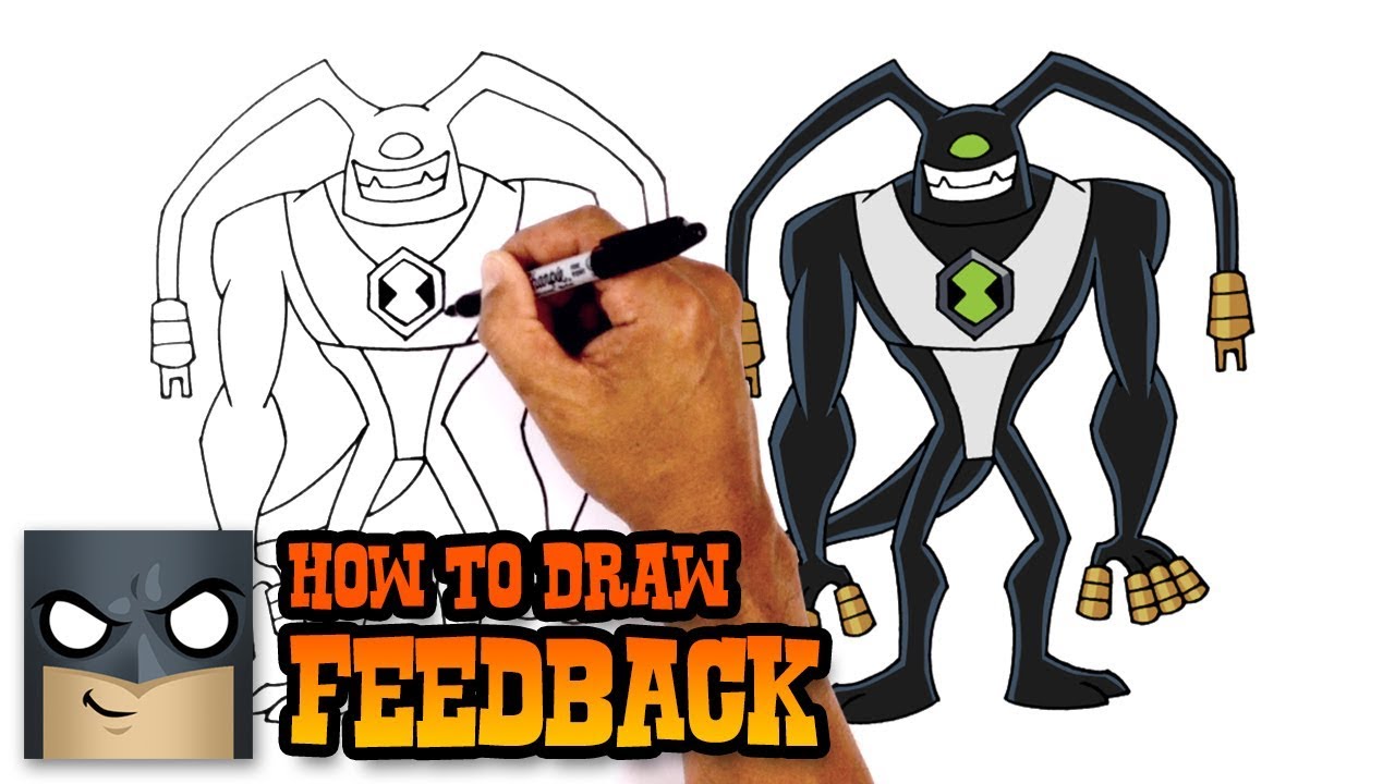 How to Draw Ben 10 Feedback | Beginner Drawing Tutorial (Step-by-Step)