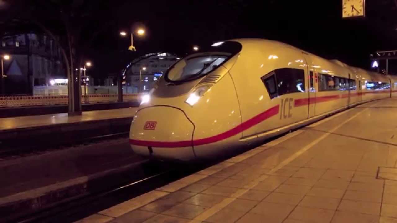 Doppeltraktion des ICE Velaro- D Abfahrt in K&ouml;ln HBF (2015)