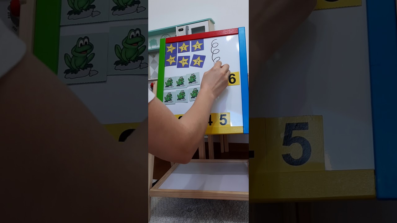 Cifra si numarul 6- activitate matematica grupa mare