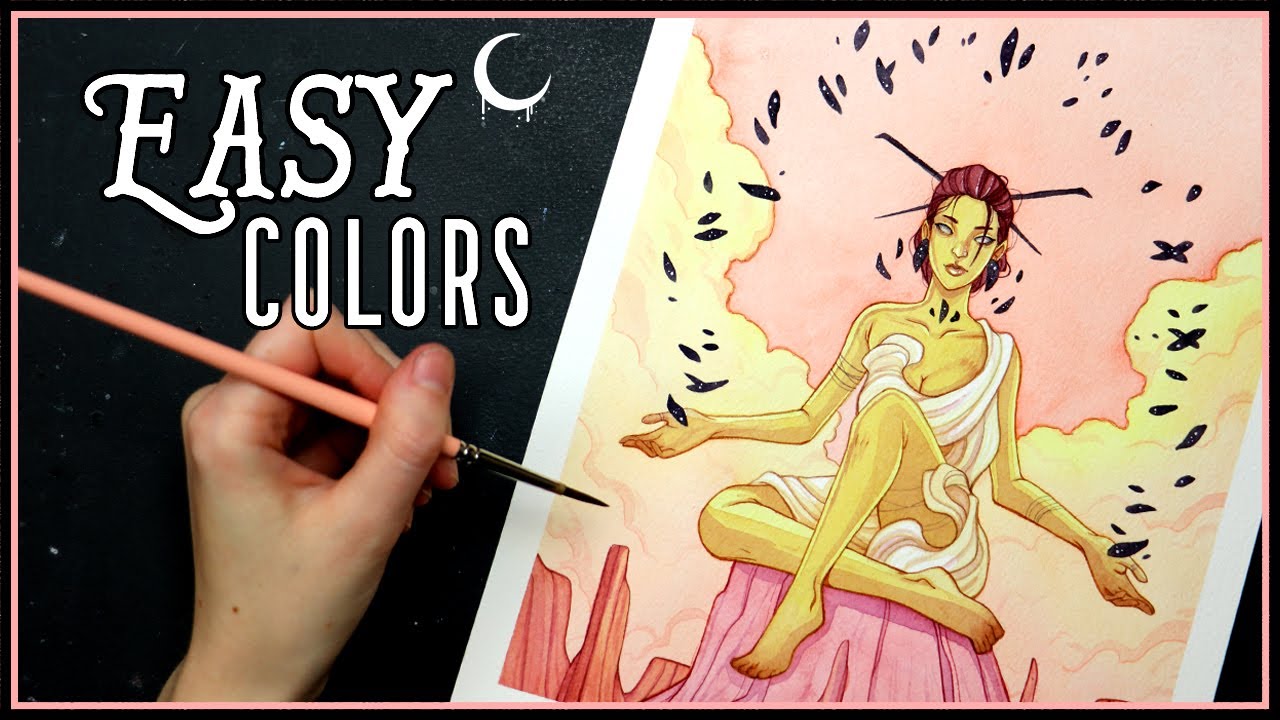Choosing Quick Easy Colors ♦ Watercolor Painting