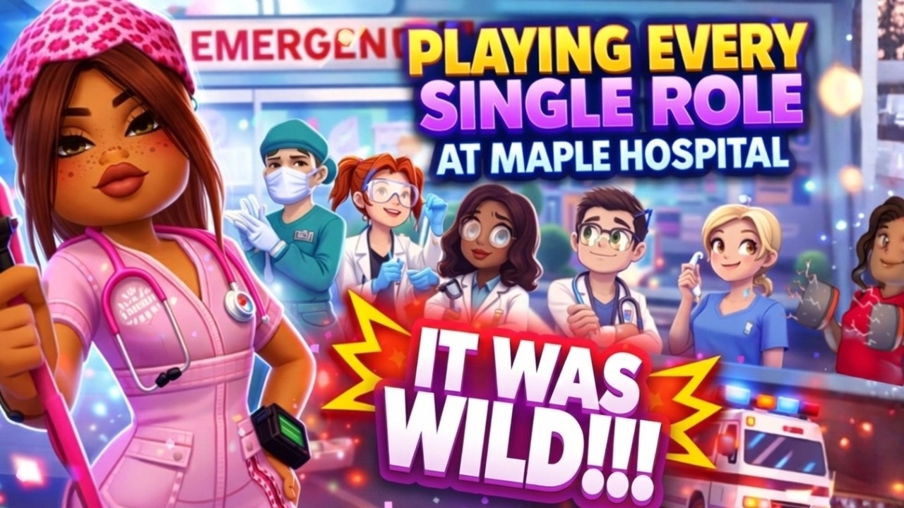 Can You Survive EVERY Job in Maple Hospital? (IMPOSSIBLE 😳)