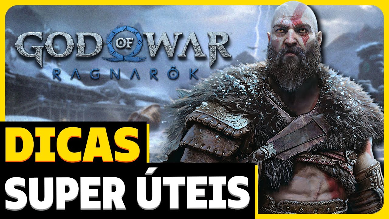 DICAS GOD OF WAR RAGNAROK - BUILD AUTOMÁTICA, EXPLORAÇÃO E COMBATE (SEM SPOILER)