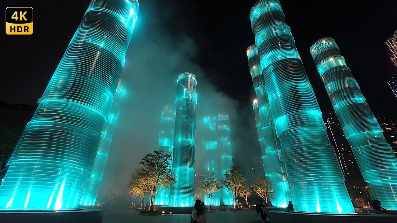 [4K] 成都最未來感的地標｜SKP商場＆生機之塔夜景太震撼了