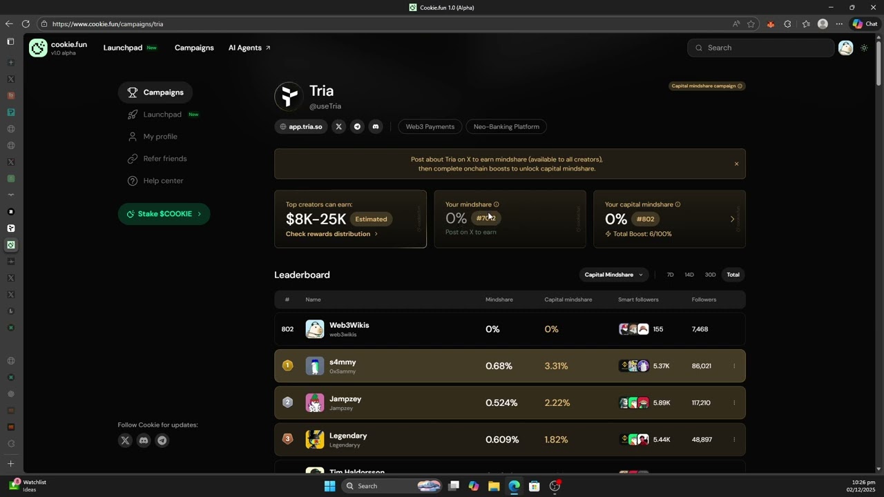 Tria Neobank Airdrop - Complete Tutorial