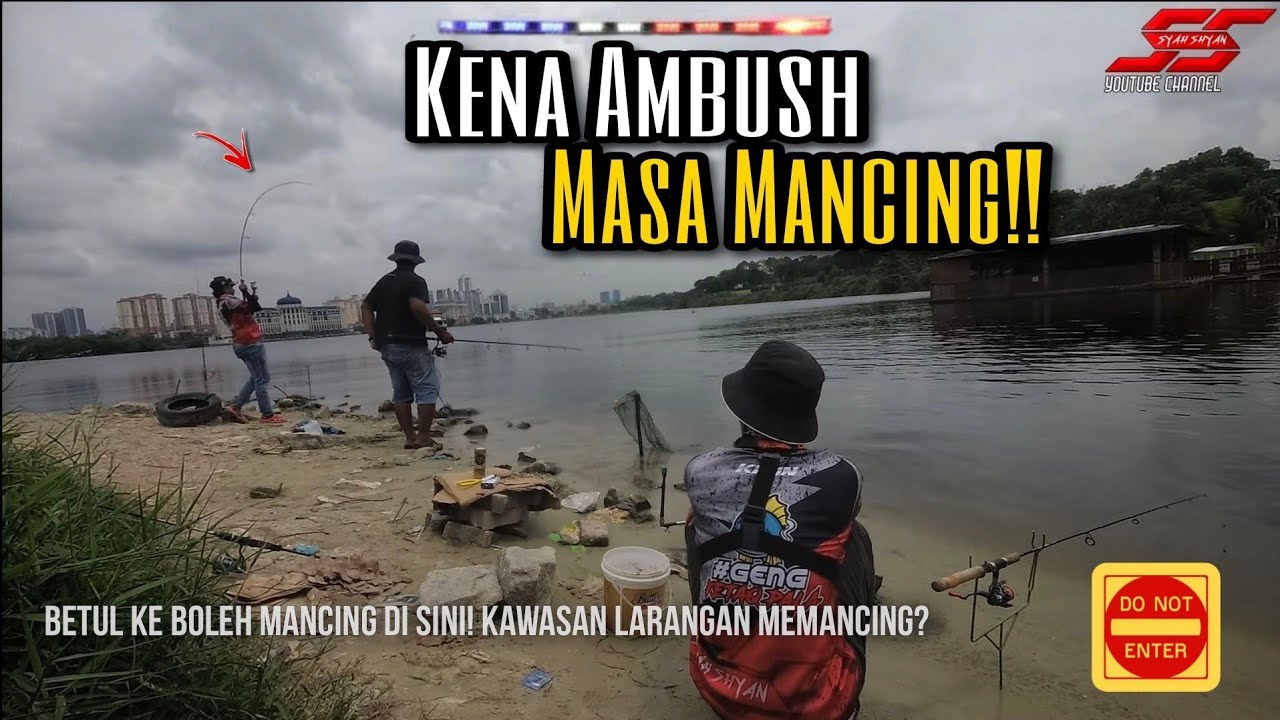 Nyaris Kena S4M4N‼️Ikan Banyak Tapi Bahaya Mancing Di Sini‼️