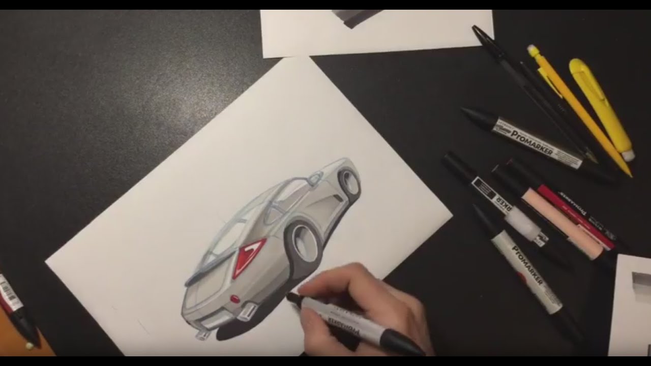 Marker - Rendu marqueur automobile