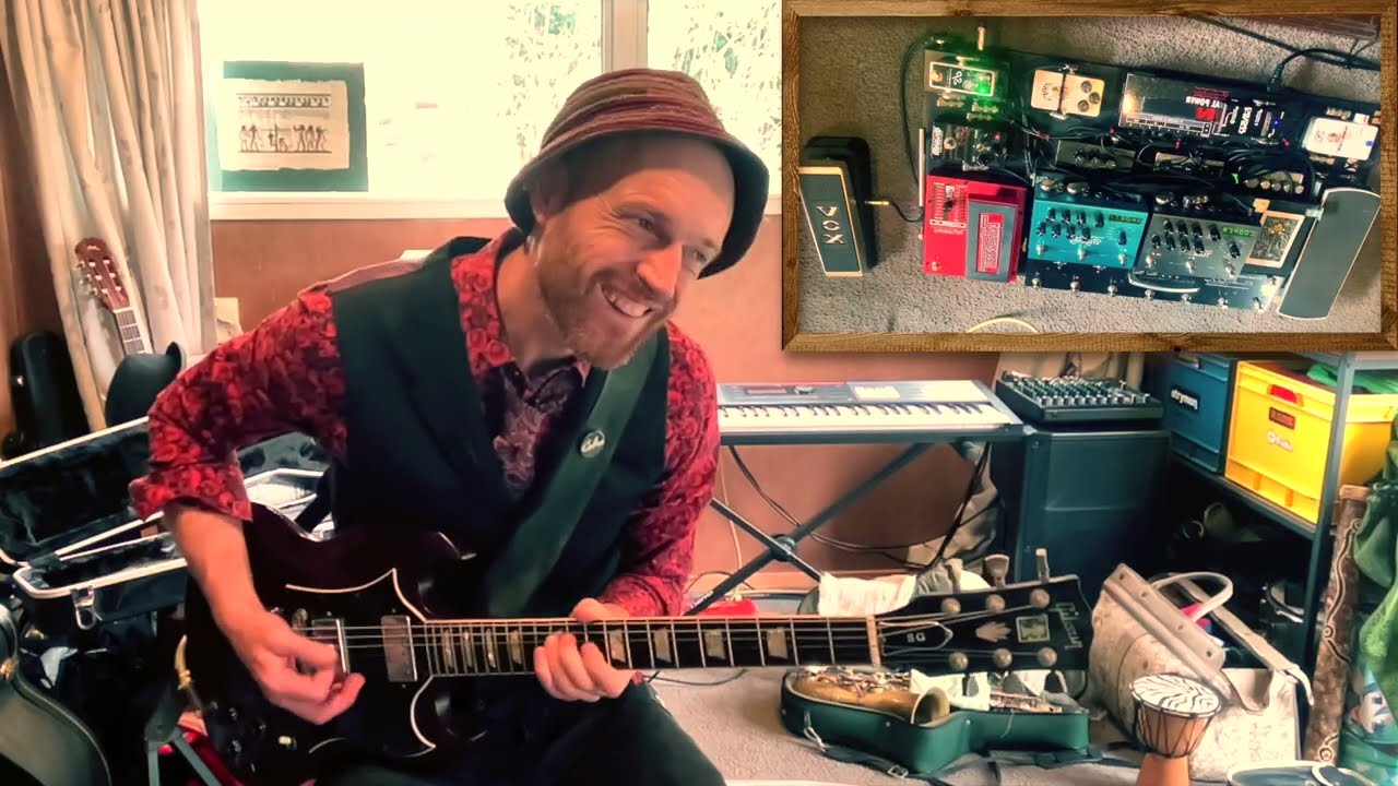 90's Gibson SG into my Big Pedal Board... 🦂