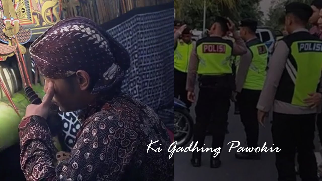 SINDEN WARGO LARAS KAGET KRUNGU DALANG GADHING DI TAHAN POLISI