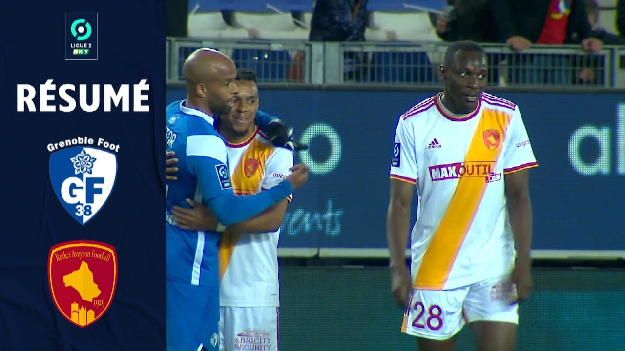 GRENOBLE FOOT 38 - RODEZ AVEYRON FOOTBALL (0 - 0) - R&eacute;sum&eacute; - (GF38 - RAF) / 2021-2022