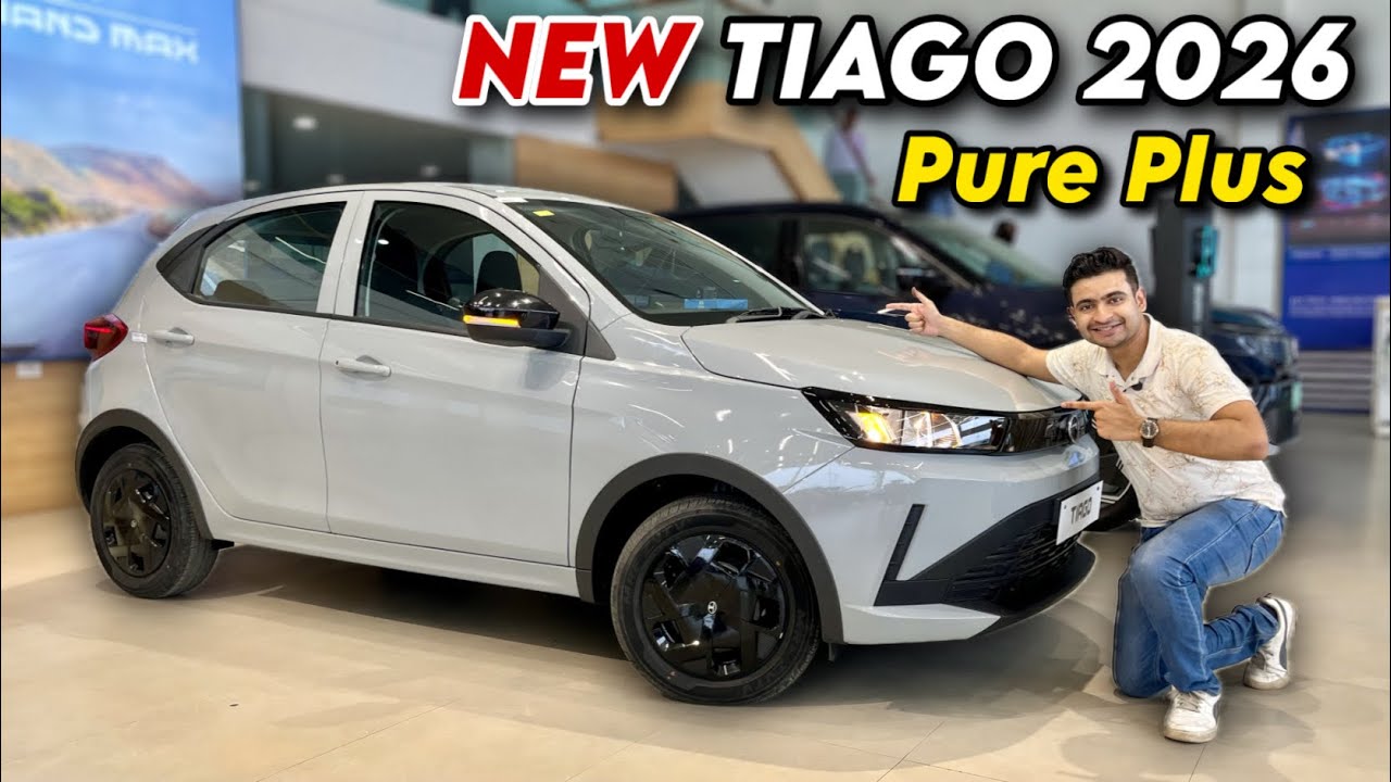 2026 Tata Tiago Pure Plus @5.99 Lakh - Best Variant❤️