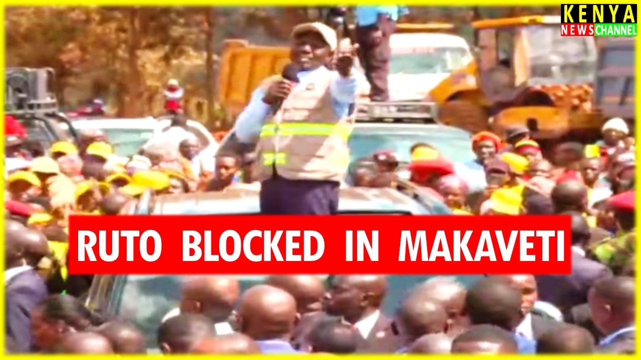 'MAFALA, MUACHE UJINGA' Ruto speech today when Crowd Blocked him Makaveli Machakos slamming Gachagua