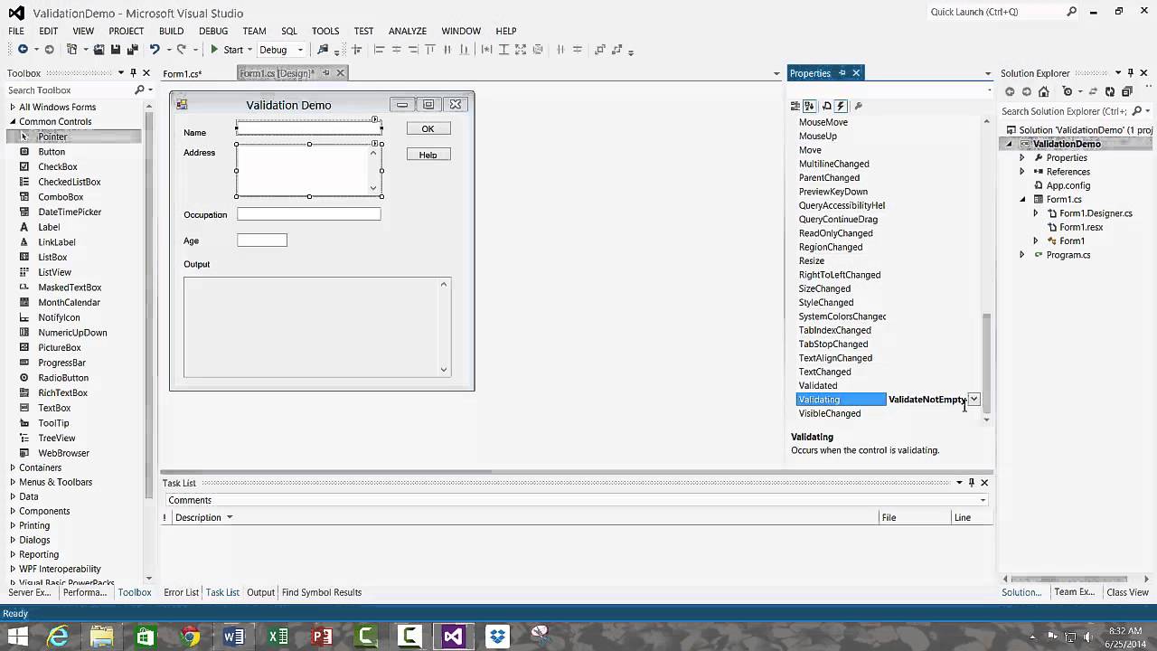 C# Input Validation