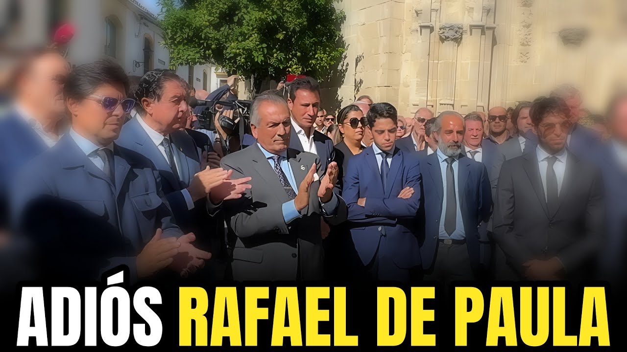 Último adiós a Rafael de Paula