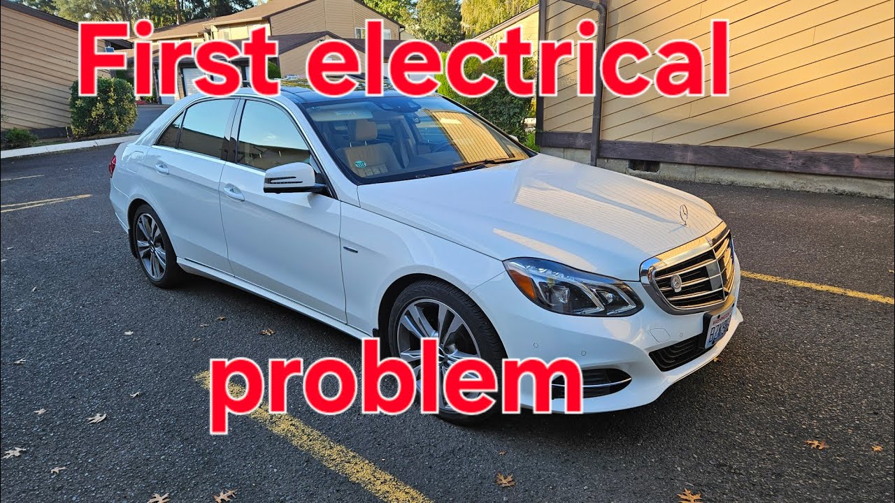 Mercedes W212 rear tailight repair 