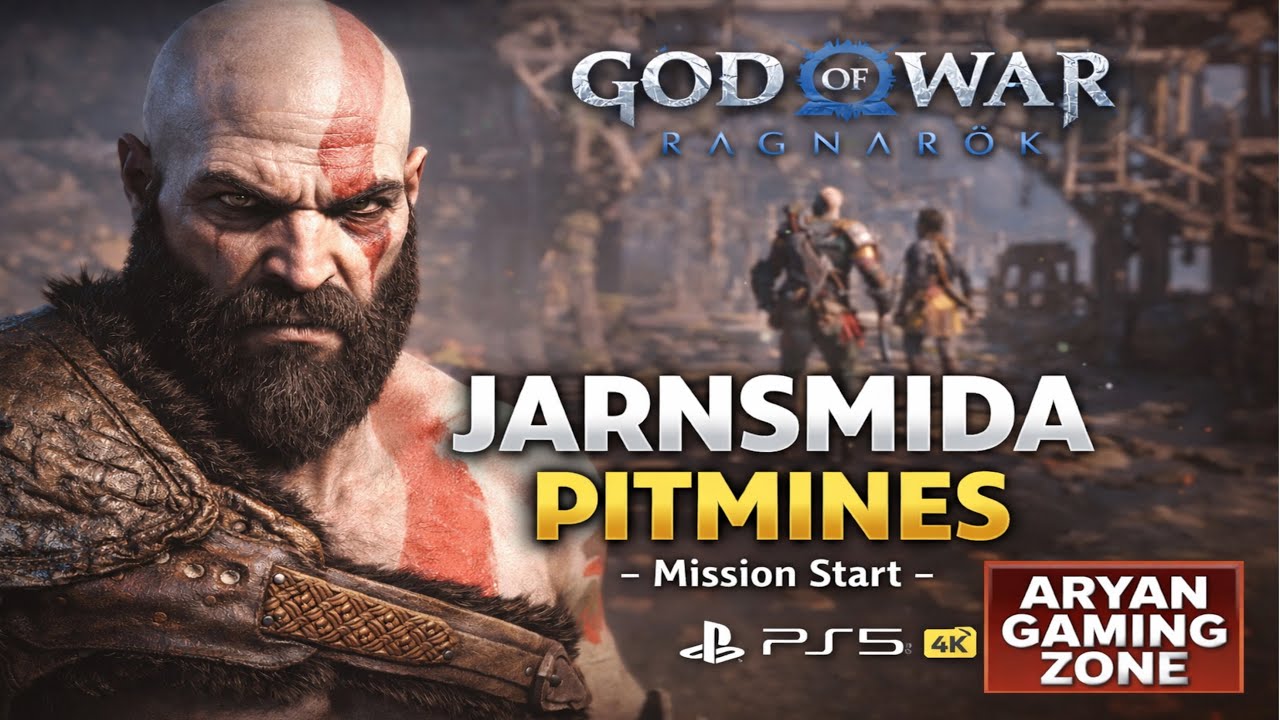 Kratos Enters Jarnsmida Pitmines 😱| God of War Ragnarök Part 6 | PS5 4K