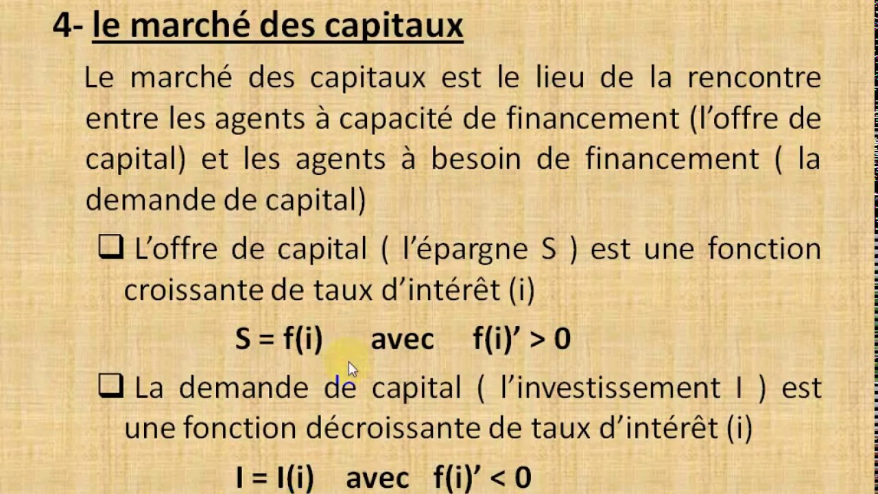 Macroéconomie S2 partie 12 