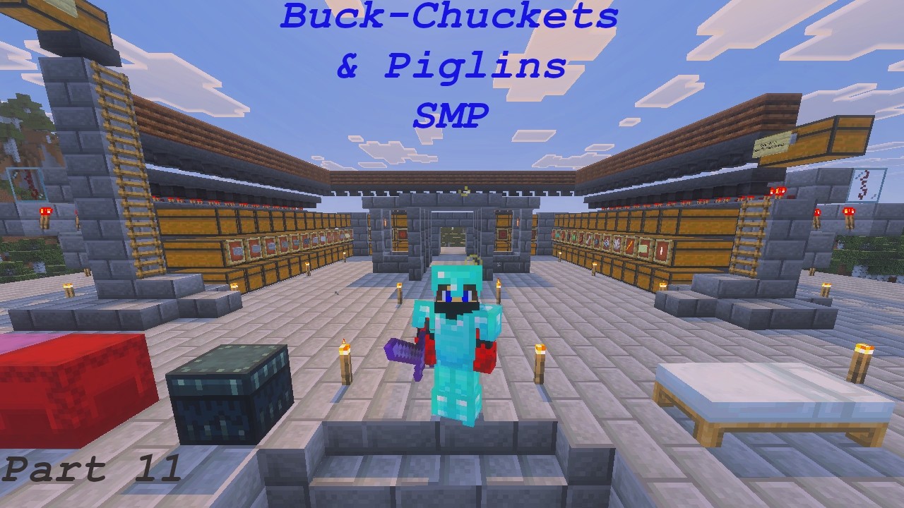 Building an Auto Sorter | Buck-Chuckets & Piglins SMP | Part 11