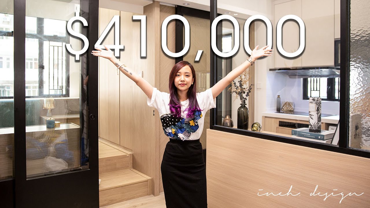 Kiu Kwan Mansion '僑冠大廈' $410,000 HKD Interior Design Walkthrough | Inch. Interior Design