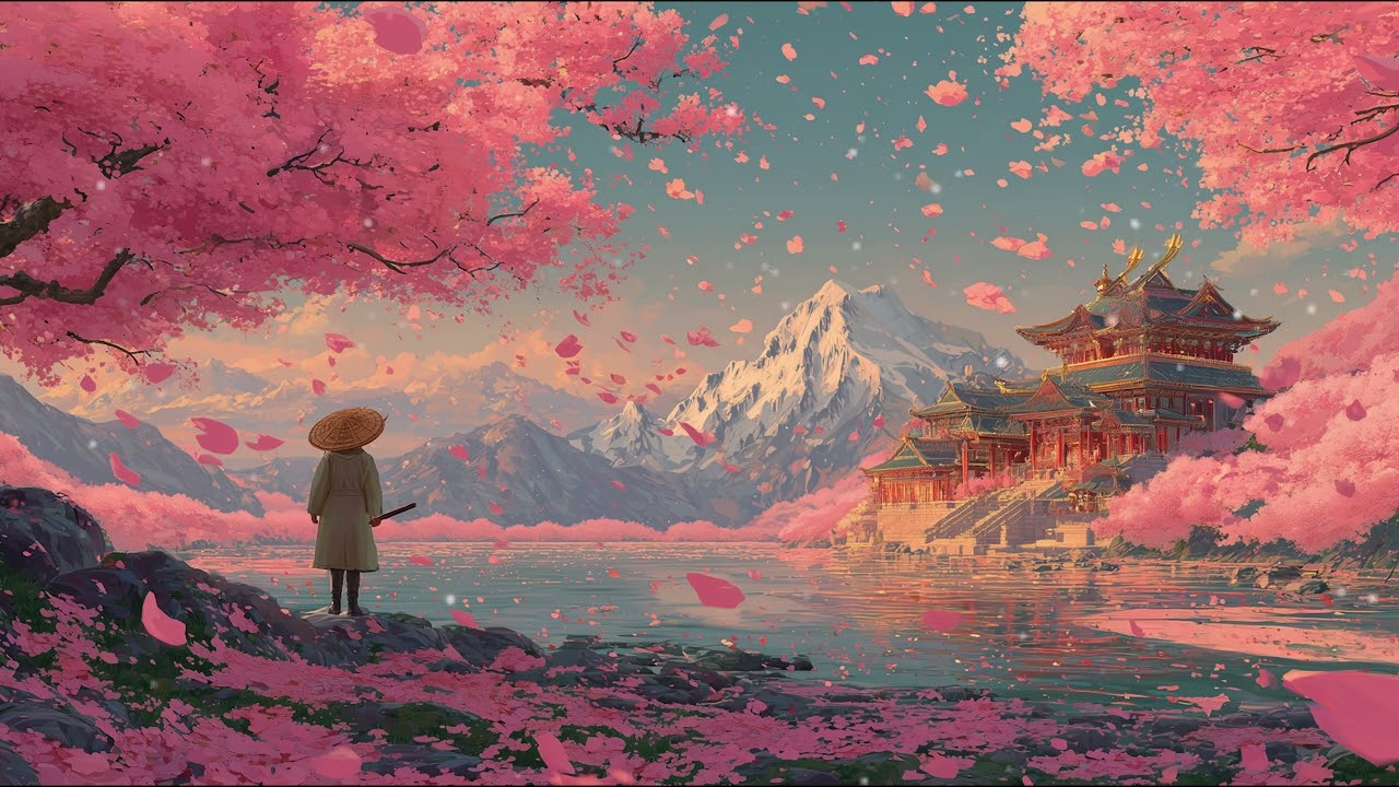 “Peaceful Cherry Blossom Journey | Calming Music for Relaxation”