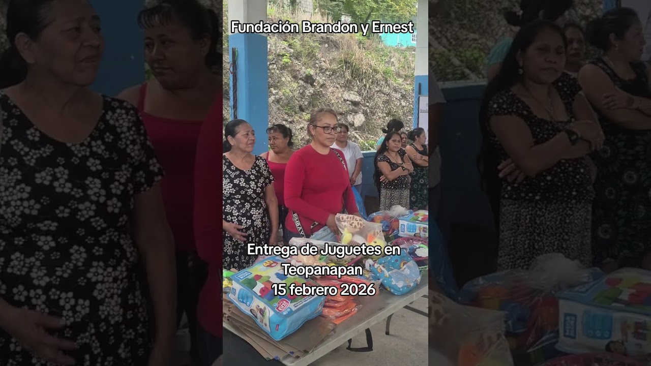 Entrega de Ropa y Juguetes en Teopanapan, 15 febrero 2026#fundaciónbye #vulnerabilidadesocial #fyp 