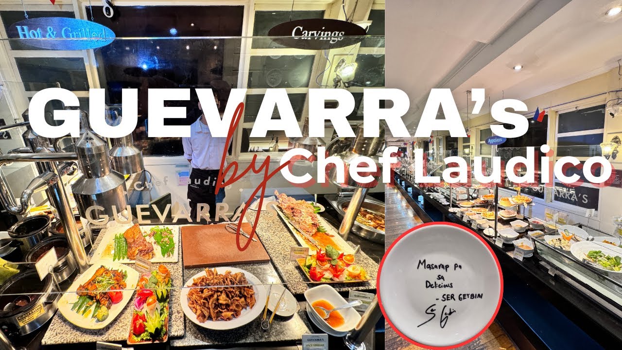 GUEVARRA'S BY CHEF LAUDICO || PHP 799 DINNER IN BEST FILIPINO BUFFET RESTO IN MANILA (4K).