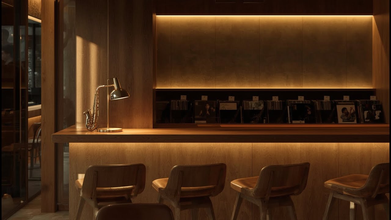 Elegant Funky Jazz with Sax in a Modern Café Lounge | Calm Focus & Relaxation