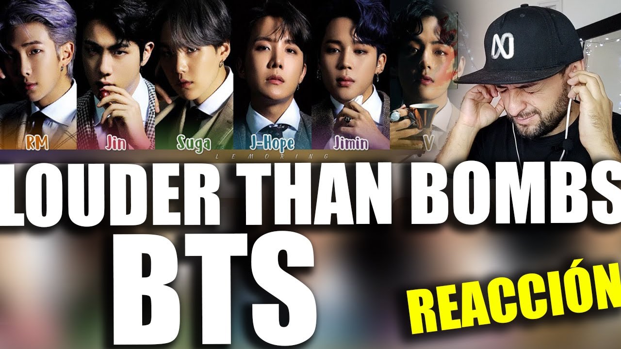 😱 ES UNA CANCIÓN MISTERIOSA 💥 REACCION POR PRIMERA VEZ | LOUDER THAN BOMBS - BTS ( Subtitulada ) 🎧