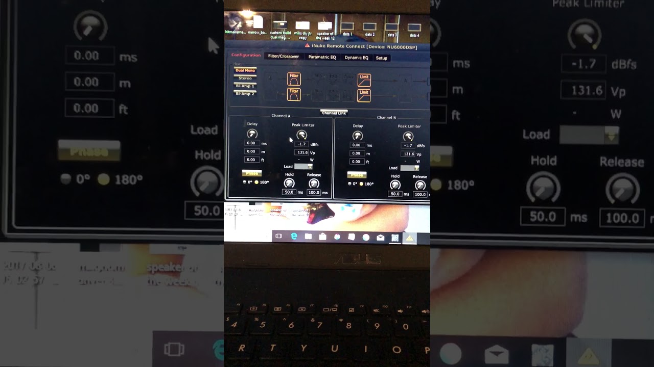 Inuke 6,000 dsp software info and 20hz higpass work around for lower fq
