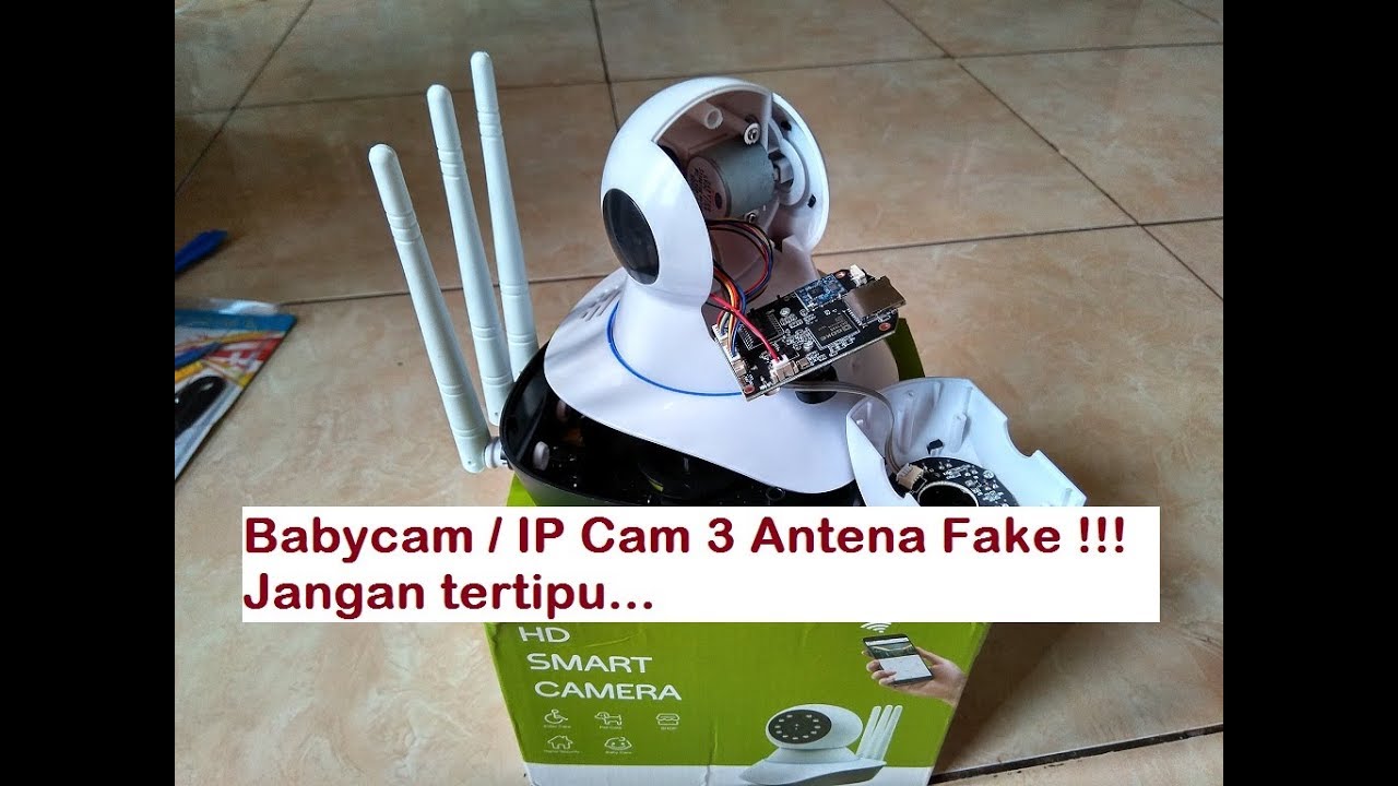 IP Cam atau BabyCam 3 Antena di Bongkar