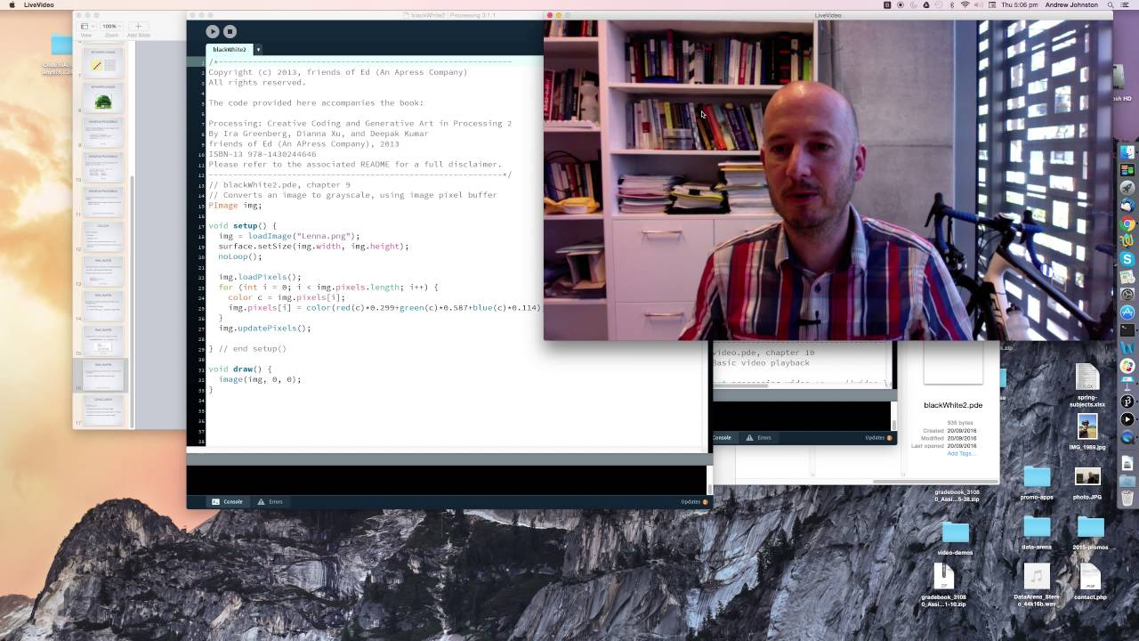 Processing & Images Part 3: Using the Pixel Buffer