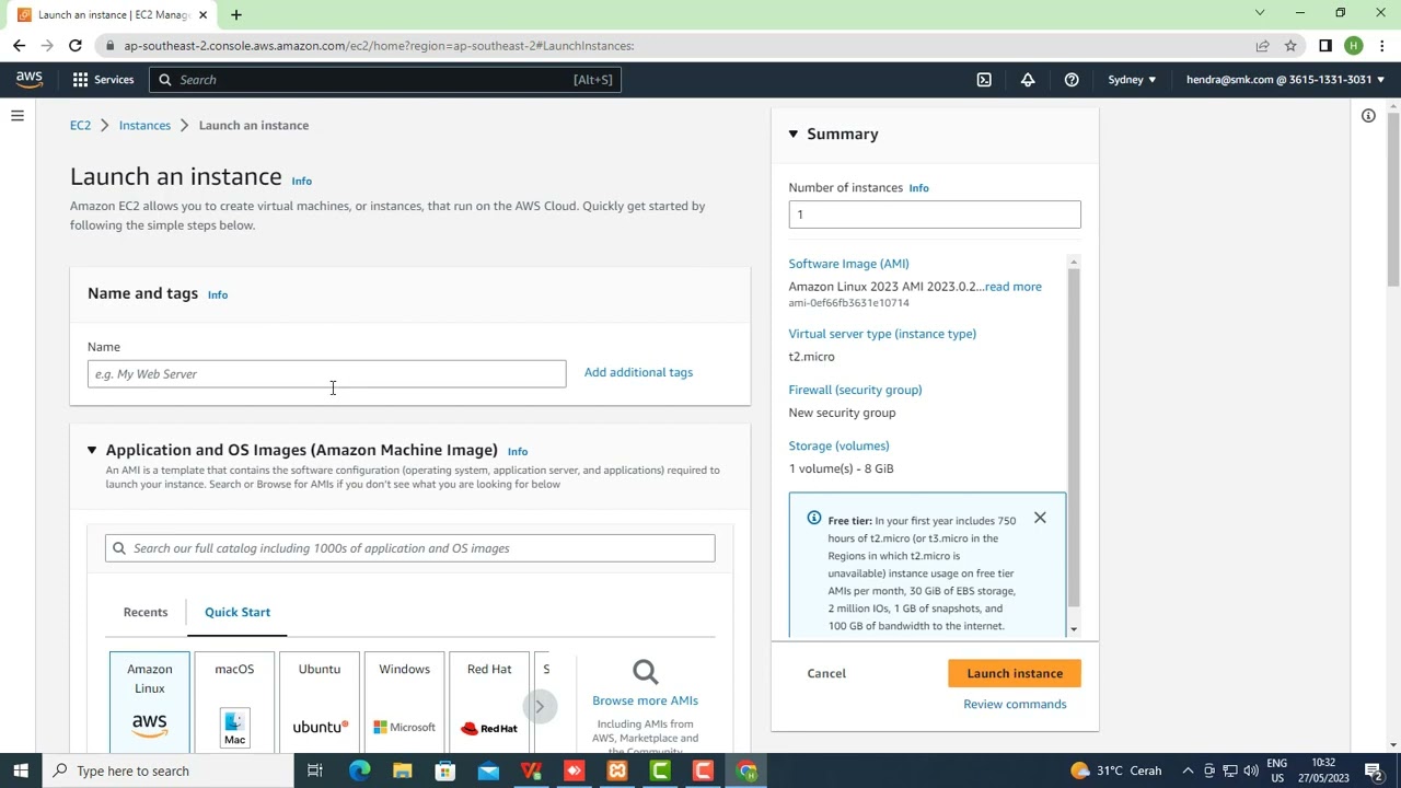 Upload Website di Aws Menggunakan Layanan EC2