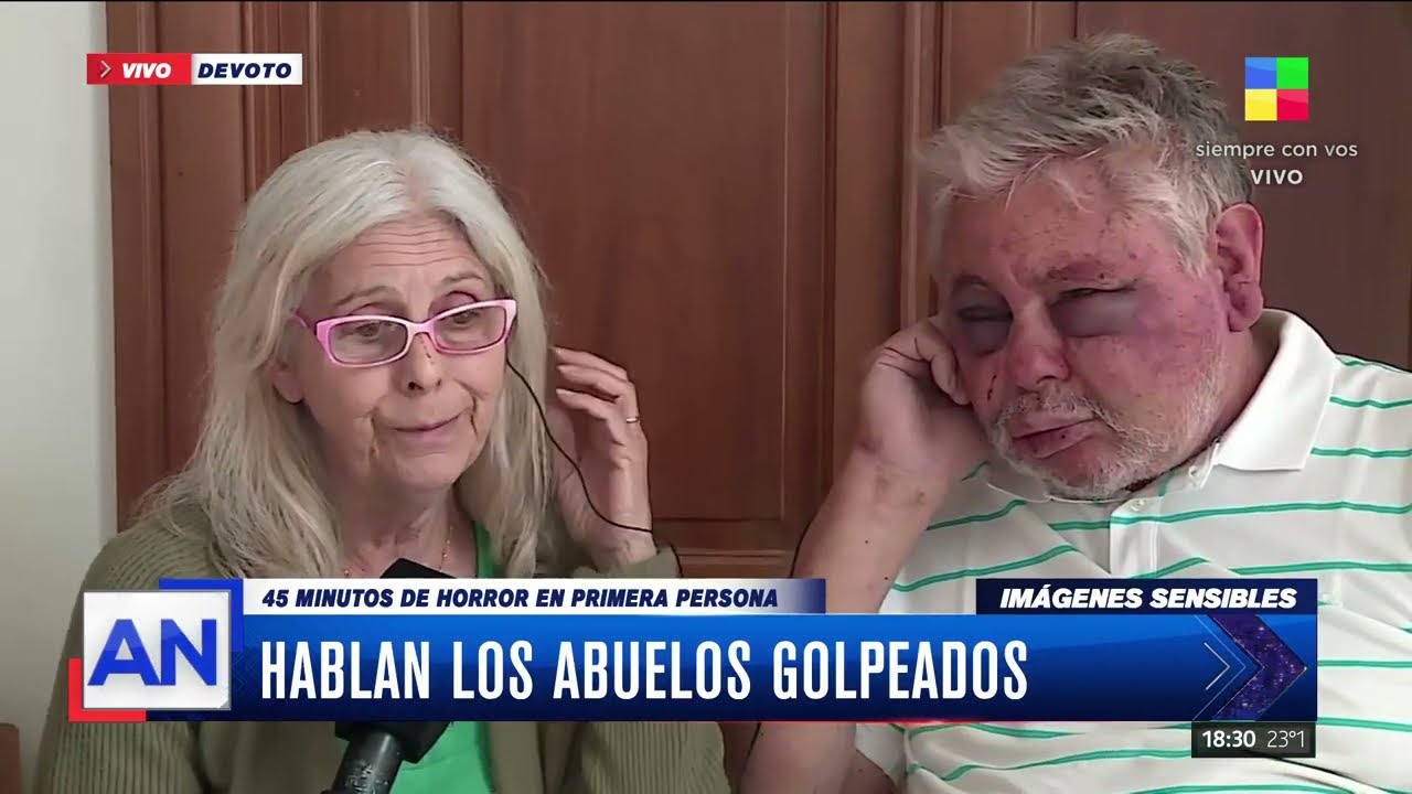 💥 Violencia brutal contra dos jubilados en Devoto
