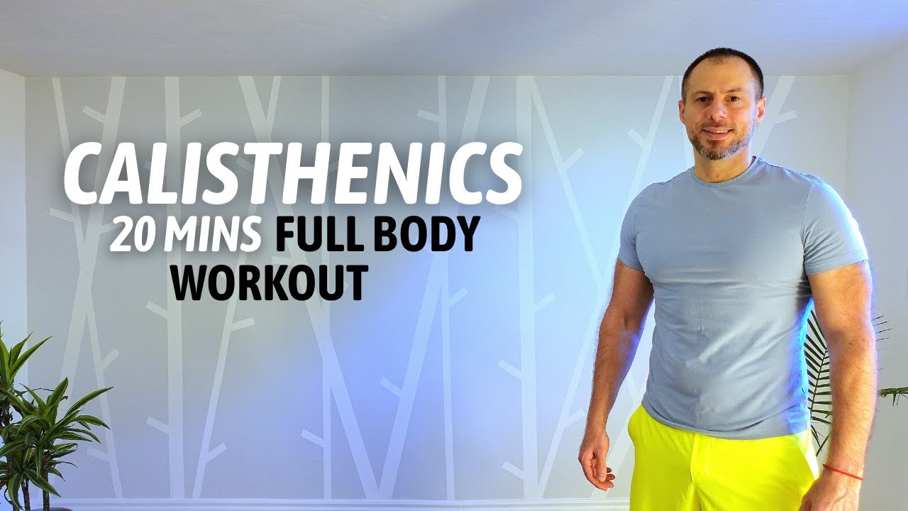 20 MINUTE CALISTHENICS WORKOUT At Home (Beginners To Advanced)