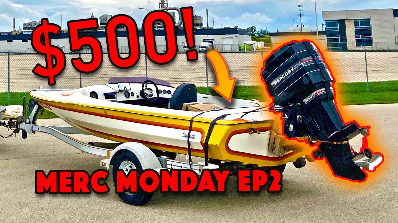 Mercury 2 Stroke V6, 60mph for $500, is it possible???  #MercMondays EP2