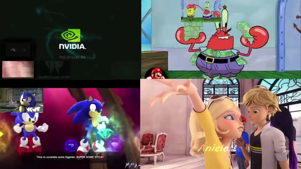 [Request] Mario Fan's Favorite Sparta Remixes Quadparison 4