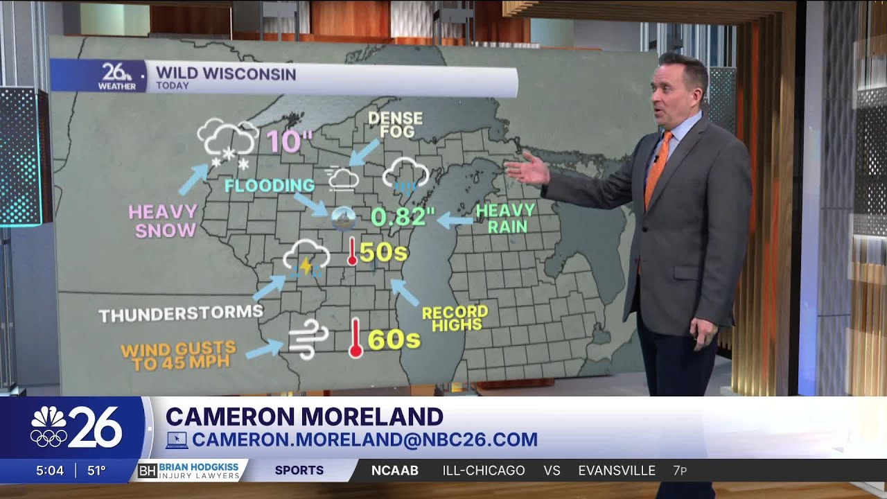 The wild weather continues