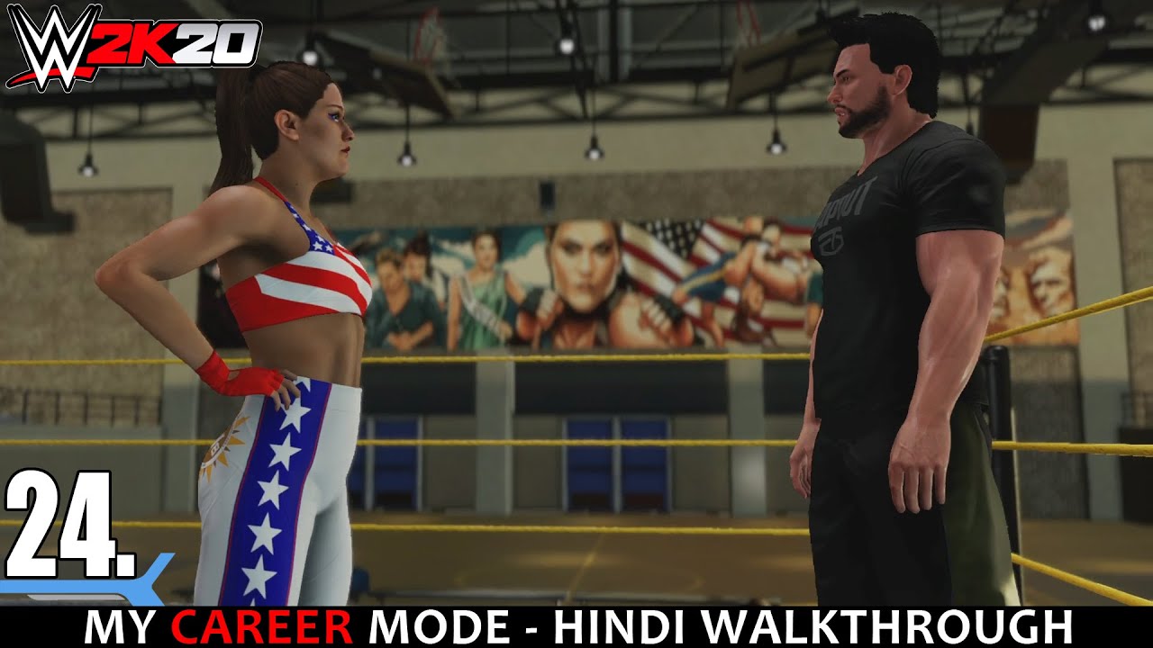 WWE 2K20 My Career Mode - Hindi - Ep 24 - TRAINING WITH FRIEND??!! - ft. AAMIR ALI & DIANA (PS4 Pro)