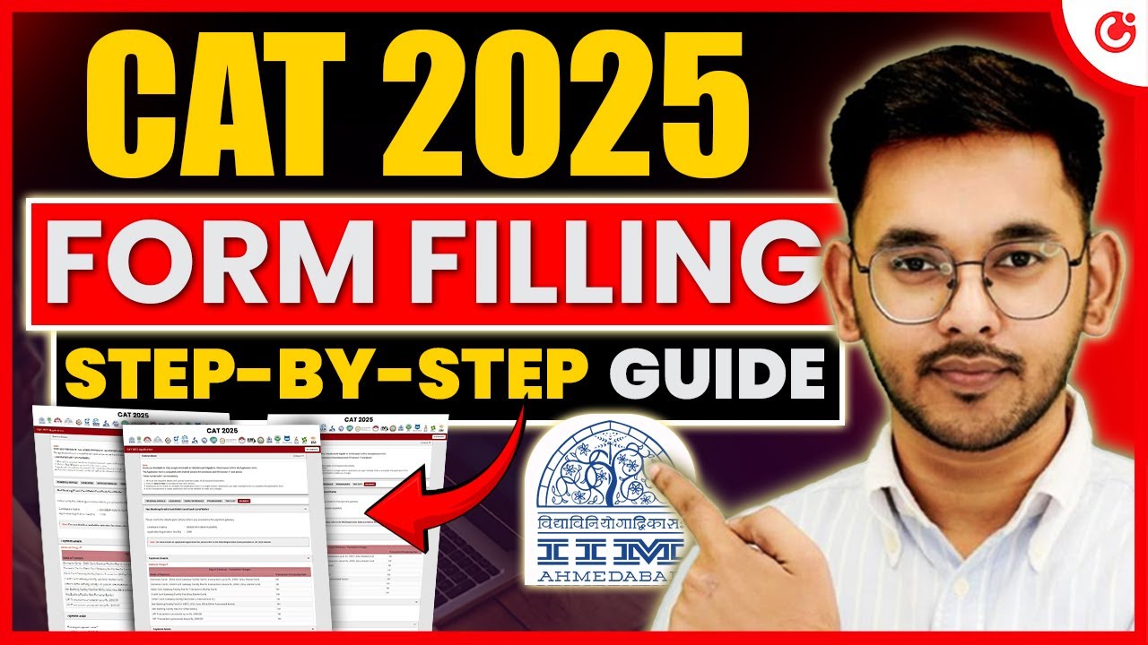 💥 CAT 2025 Form Filling Step-by-Step📝 | How to Fill CAT Form in 5 Mins | 👨&zwj;🎓 MBA Admissions #CAT2025